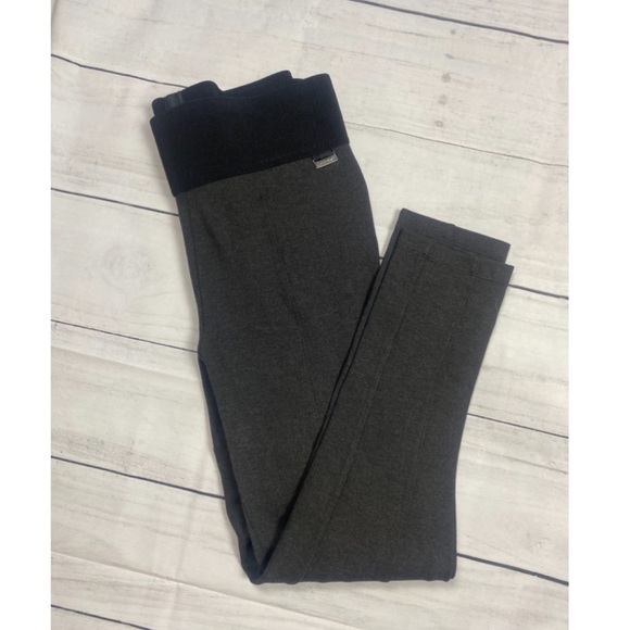 Calvin Klein Pull-on-Wide-Waistband Knit Pants - Picture 2 of 5